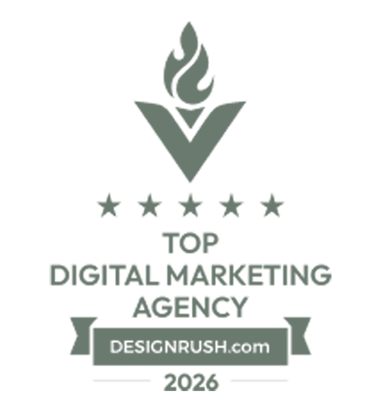 Clutch top Utah digital marketing company award badge